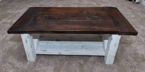 lot 160 image: Handmade Wooden Coffee Table