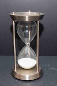 lot 173 image: Large Hourglass  12.5 Tall x 6.75 Diameter
