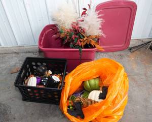 lot 184 image: FallHalloween Mystery Decor