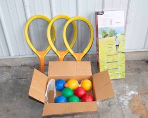lot 238 image: Yard Games  Bocce Ball & Ladder Toss