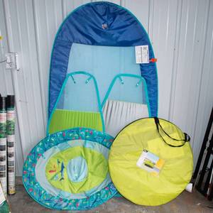 lot 245 image: Two Pool Floaties & Pop-Up Sun Shelter