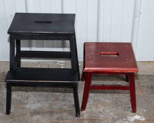 lot 234 image: Two Step Stools