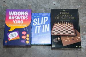 lot 214 image: Set of Three Unopened Brand New Games