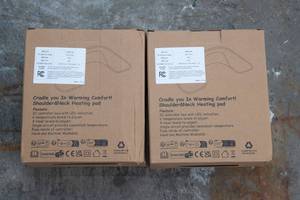 lot 220 image: Two Brand New Shoulder and Neck Heating Pads