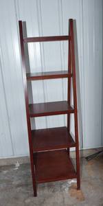 lot 247 image: Cherry Tone Tier Shelf