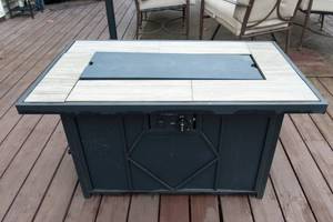 lot 263 image: Bali Outdoors Propane Fire Pit  24 W x 42 L x 24.75 T