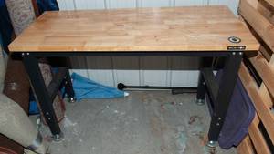 lot 293 image: WorkPro Work Table  48 L x 20 W x 31.25 T