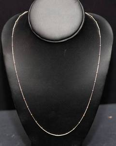 lot 63 image: Dainty Sterling Silver Chain  Stamped 925