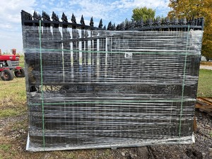 lot 56 image: IRANCH Bi-Parting 14 ft Iron Gates