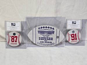 lot 49 image: Metrodome Limited Edition Memorabilia including Authentic Roof Material