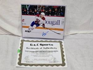 lot 54 image: Ryan Poehling Signed Hockey Photo with Certificate of Authenticity
