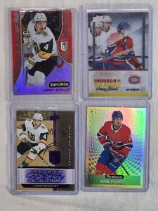 lot 187 image: Lot of 4 Hockey Cards Featuring Ryan Poehling Rookie Cards and Jimmy Schuldt with Jimmy Schuldt Auto