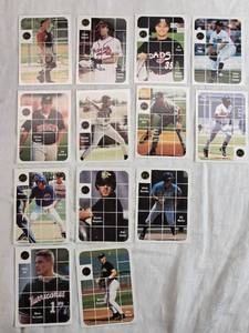 lot 225 image: Lot of 13 Top Prospect Promo cards Baseball Cards Featuring Justin Morneau, Adrian Gonzalez, and Drew Henson