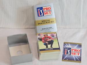 lot 228 image: Special Inaugural 1990 PGA Tour Golf Cards Featuring Hale Irwin - Appears Complete, Uncounted