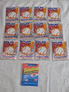 lot 237 image: Lot of 12 Nolan Ryan Texas Epress Unopened Packs and 1 1989 Donruss