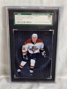 lot 285 image: Mark Parrish Rookie 1998 Bowmans Best #120 SGC Graded 9 - Florida Panthers Hockey Card