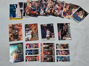 lot 341 image: Lot of Basketball Cards Featuring Notable Players Including Hakeem Olajuwon, Shaquille ONeal, Spud Webb, and Muggsy Bogues