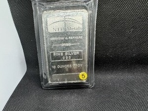 NTR Metals Ten Ounce .999 Silver Bar
