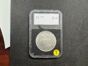 lot 7 image: 1879 Morgan Silver Dollar Marked BU When Purchased