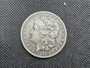 lot 8 image: Semi Key Date1878-CC Morgan Silver Dollar
