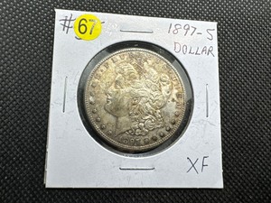 lot 67 image: 1897-S Morgan Silver Dollar Marked XF When Purchased