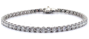 7 Carat Diamond Tennis Bracelet in 14k White Gold; $5,995 Retail