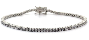 lot 26 image: NEW Classic 2 Carat Diamond Tennis Bracelet VIDEO