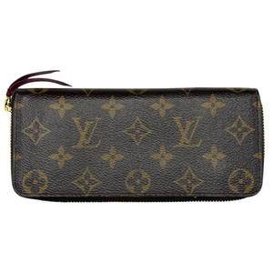 lot 30C image: Louis Vuitton Monogram Canvas Zippy Wallet with Fuchsia Interior Pre-Owned Retail $1,100