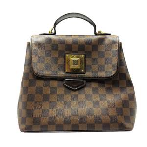 lot 18D image: Louis Vuitton Damier Ebene Bergamo PM Satchel Pre-Owned Retail $1,600