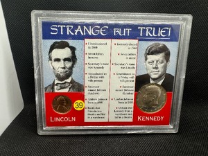 lot 39 image: Lincoln and Kennedy Set (1967 Kennedy Half Dollar is 40% Silver)