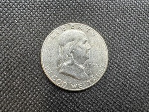 lot 78 image: 1953-S AU Silver Franklin Dollar