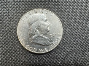 lot 86 image: 1961 BU Silver Franklin Dollar  Spectacular Coin