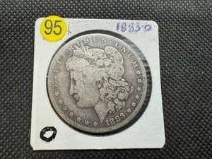 lot 95 image: 1883 O Morgan Silver Dollar