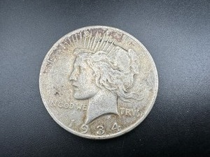 lot 61 image: 1934-D Peace Silver Dollar