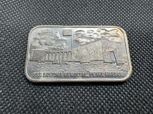 lot 65 image: 1 Oz. Silver USS Arizona Pearl Harbor Silver Round