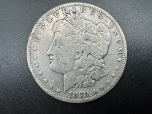 lot 9 image: 1879-S Morgan Silver Dollar
