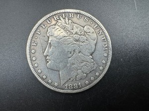 lot 13 image: 1881 Morgan Silver Dollar