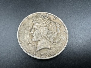 lot 44 image: 1922 Peace Silver Dollar