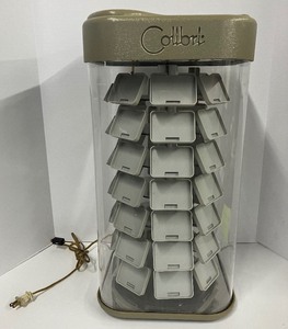 lot 26 image: Vintage Colibri Rotating Lighter Display Case