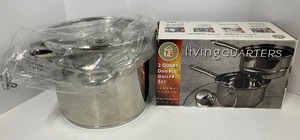lot 37 image: Living Quarters Stainless Steel Pots