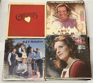 lot 45 image: LOT of 54 - Vintage LP Records, Various Genre, Carpenters, Andy Williams
