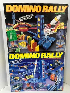 lot 46 image: Two Vintage Domino Rally Sets