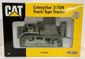 lot 56 image: Vintage ERTL Caterpillar 2-Ton 116th Scale Opened Original Box