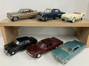 lot 61 image: LOT of 6 Vintage Diecast Cars Rolls Royce, Chaika Gaz-13