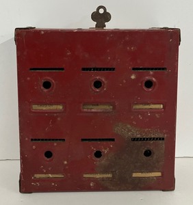 lot 98 image: Vintage Tudor Home Budget Bank & Key