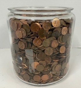 lot 126 image: 29 Pounds Circulated Pennies