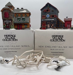 lot 136 image: Department 56 The Heritage Collection New England Series Lot of 2