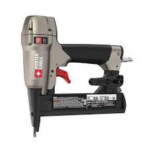 lot 48 image: Porter-Cable Pneumatic 18-Gauge 1-12 in. Narrow Crown Stapler Kit   Customer Returns See Pictures