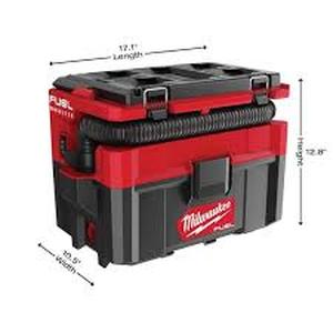 lot 61 image: Milwaukee M18 FUEL PACKOUT 18-Volt Lithium-Ion Cordless 2.5 Gal. WetDry Vacuum (Vacuum-Only)  Customer Returns See Pictures