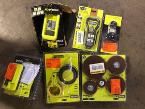 lot 51 image: Lot of Assorted Ryobi Tools Various Models and Conditions Customer Returns See Pictures